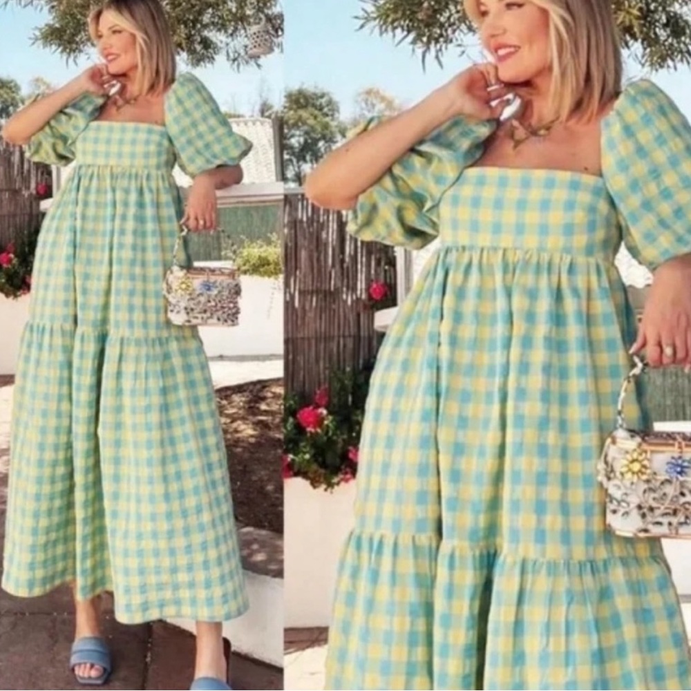 Zara gingham dress